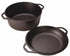 Cast Iron Dutch Oven with 2-in-1 Skillet Lid – 5 Quart Pot & 1.6 Quart Pan, Pre-Seasoned for Camping, BBQ, Home Cooking, and Baking