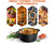 Cast Iron Dutch Oven with 2-in-1 Skillet Lid – 5 Quart Pot & 1.6 Quart Pan, Pre-Seasoned for Camping, BBQ, Home Cooking, and Baking