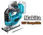 Battery Jigsaw Compatible with Makita 18V - 750W Cordless Jigsaw with LED Light, 45° Bevel Cuts, 1-Position Orbital Adjustment (Without Battery)