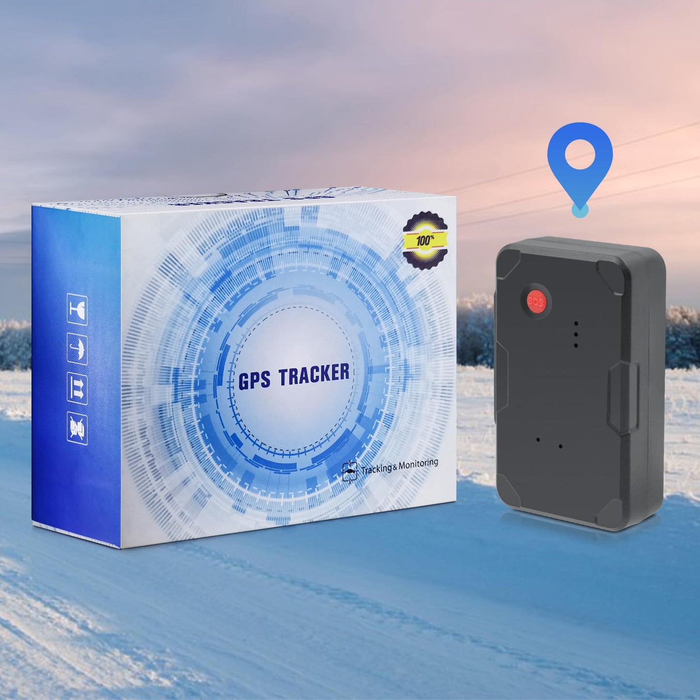 Portable Locator GPS Tracker – Real-Time Positioning Device for Elderly and Children