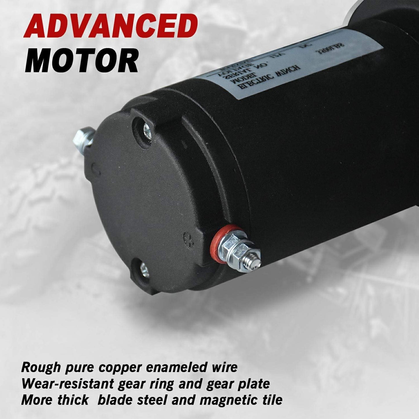 Electric Winch 12V 4500lbs – Waterproof ATV UTV Towing Electric Winch