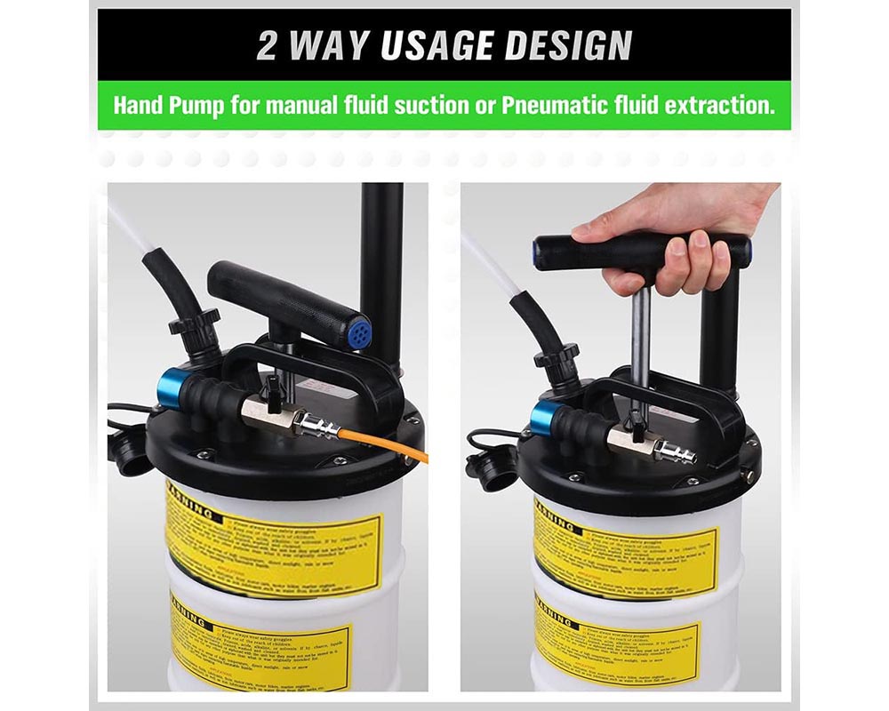 6.5L Manual Waste Oil Fluid Extractor Pump Oil & Fluid Change Tool