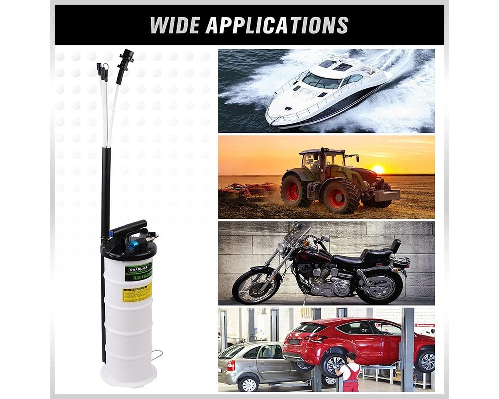 6.5L Manual Waste Oil Fluid Extractor Pump Oil & Fluid Change Tool