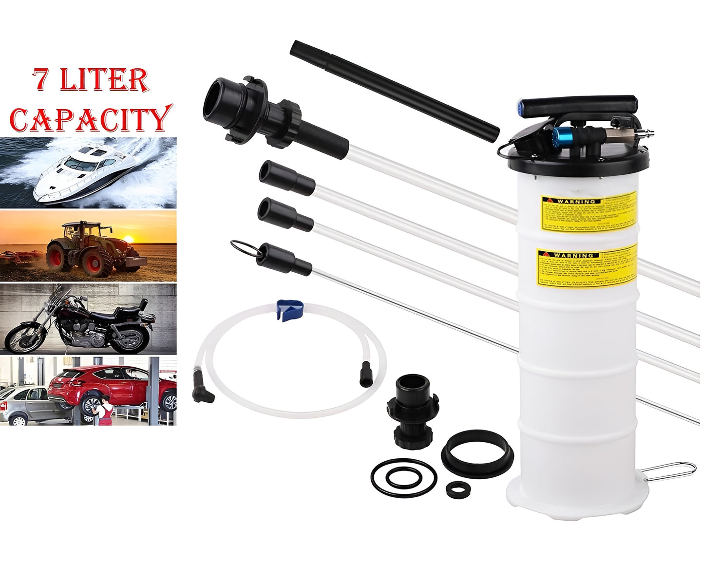 6.5L Manual Waste Oil Fluid Extractor Pump Oil & Fluid Change Tool