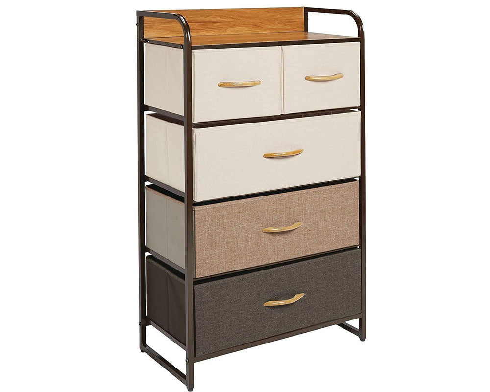 Fabric Chest of 5 Drawers – Stylish Storage Solution for Any Room