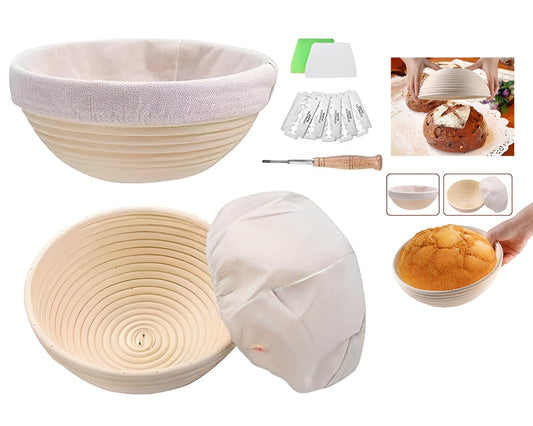 Bread Proofing Basket Set Banneton Bowl