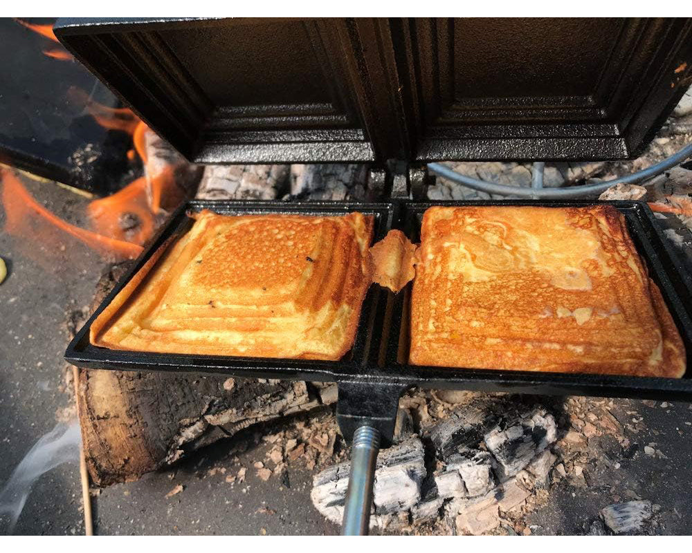 Cast Iron Waffle and Sandwich Maker