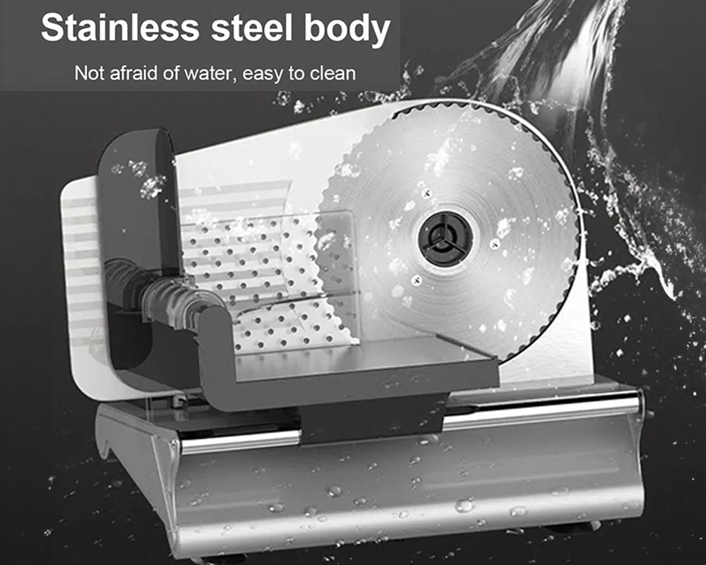 Electric Meat & Bread Slicer 500W – Adjustable Thickness