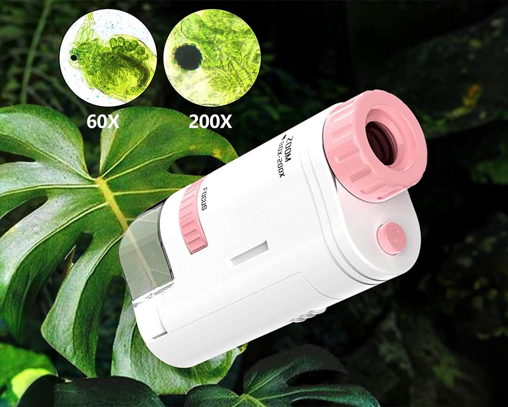 Portable Kids Microscope Kit