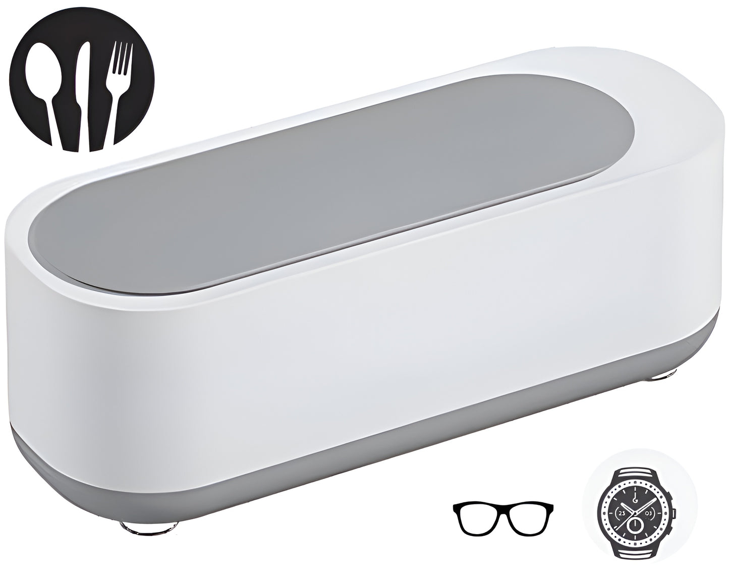 Ultrasonic Glasses Watch Jewellery Cleaner