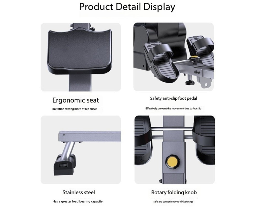 Foldable Mechanical Exercise Rowing Machine