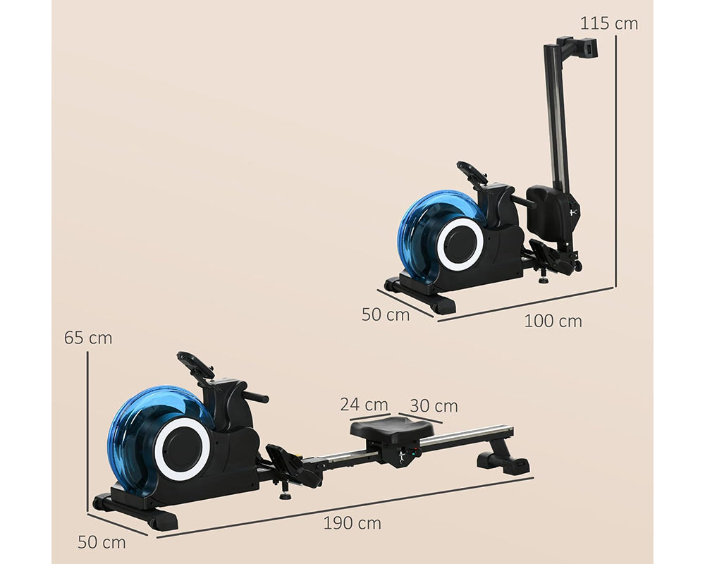 Foldable Mechanical Exercise Rowing Machine