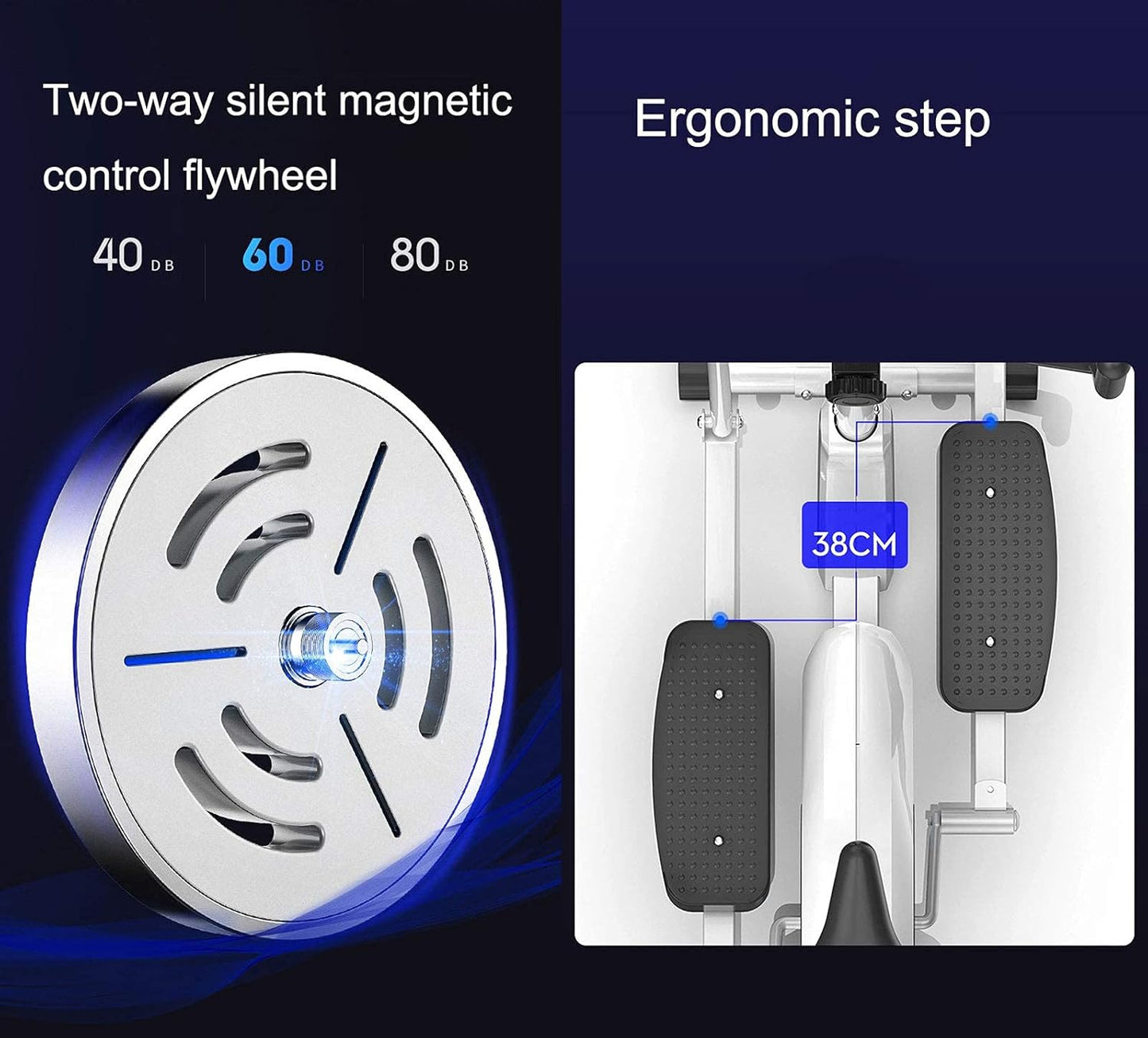 Magnetic Elliptical Exercise Bike Trainer