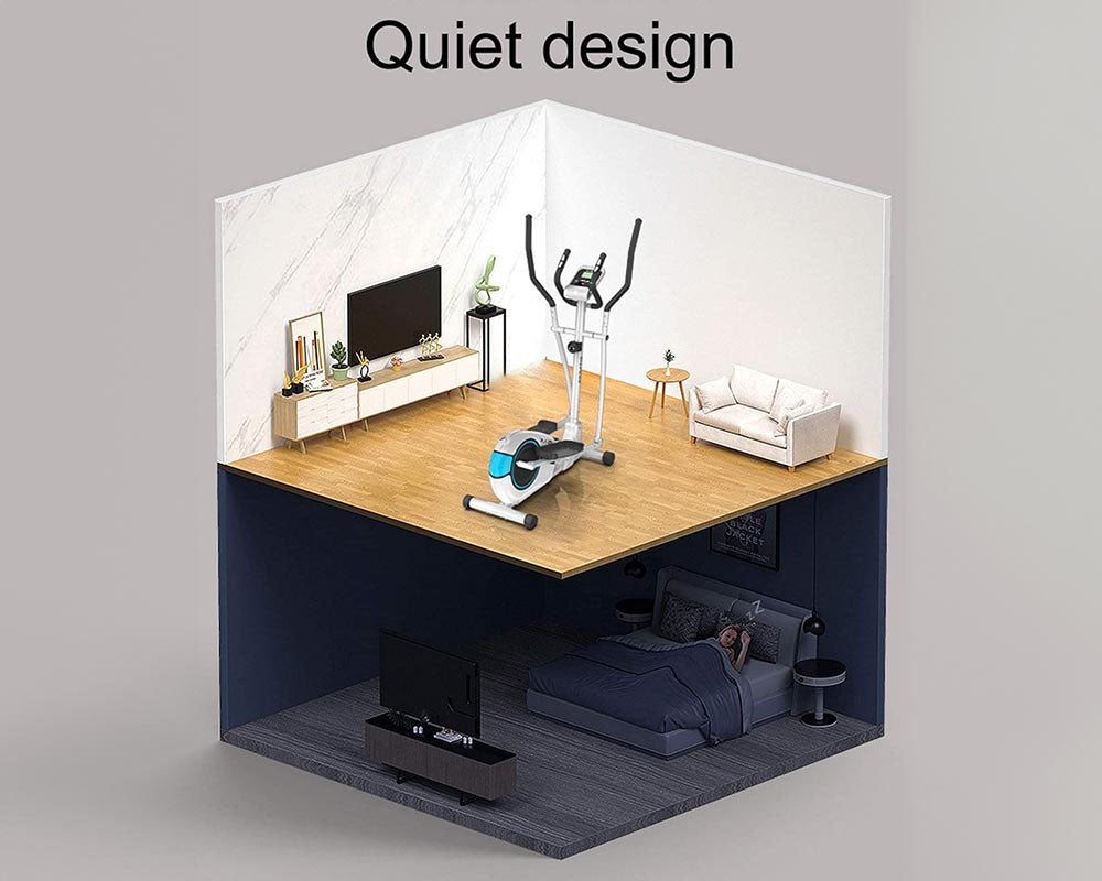 Magnetic Elliptical Exercise Bike Trainer