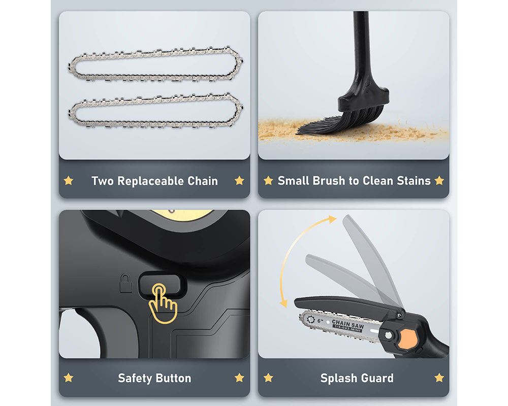 Mini Chainsaw Cordless Power Chainsaw