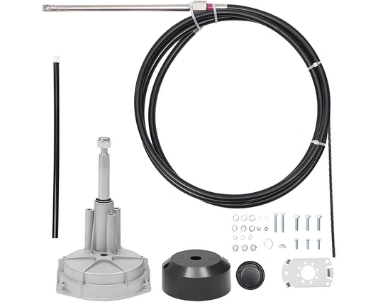 Boat Steering System - 16FT Marine Outboard Rotary Steering Kit