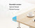 Height Adjustable Bedside Table with Storage Shelves – Mobile Rolling End Table for Sofa, Couch, and Bed (White)