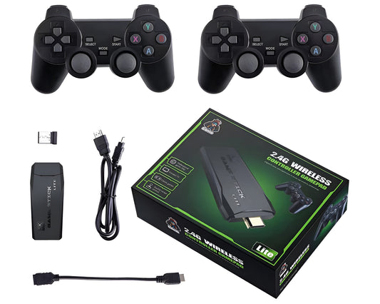 4K Game Stick Console – Wireless HDMI TV Game Stick with 10000 Built In Games