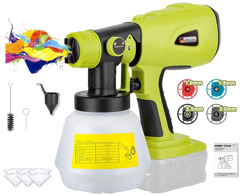 Cordless Paint Sprayer for Ryobi Paint Sprayer - Compatible with Ryobi 18V ONE+ Lithium Battery