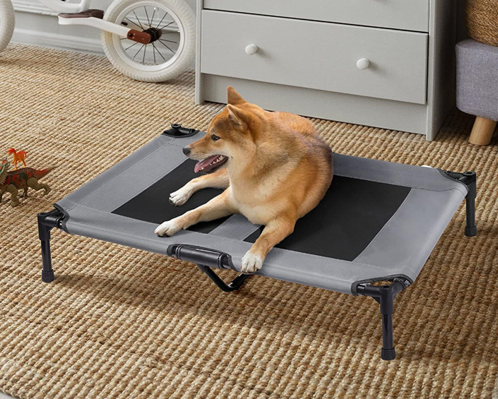 Dog Trampoline Bed Portable Pet Bed with Non-Slip Feet