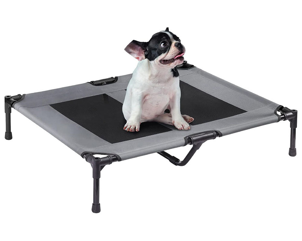 Dog Trampoline Bed Portable Pet Bed with Non-Slip Feet