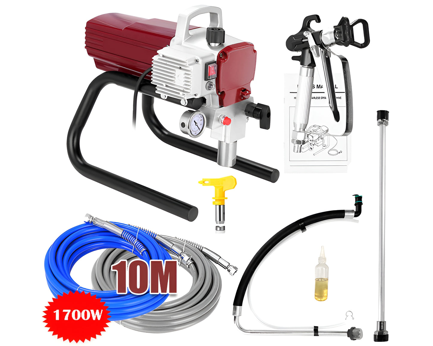 1700W Commercial Airless Paint Sprayer