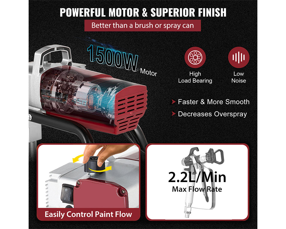 1700W Commercial Airless Paint Sprayer