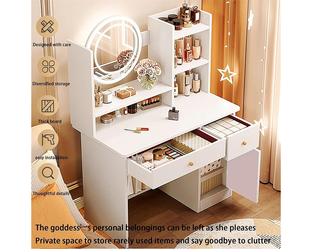 Dressing Table with LED Mirror – Bedroom Dressing Table Vanity