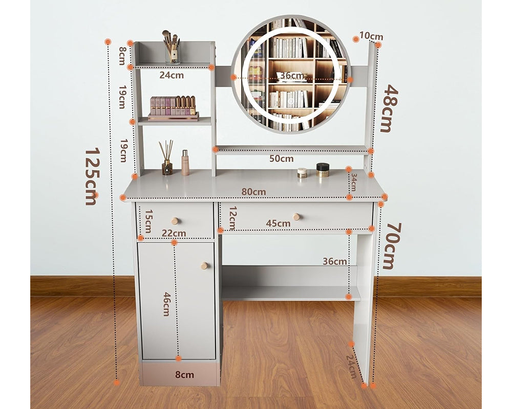 Dressing Table with LED Mirror – Bedroom Dressing Table Vanity