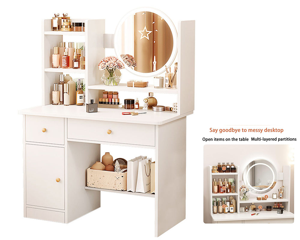 Dressing Table with LED Mirror – Bedroom Dressing Table Vanity