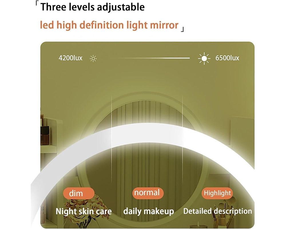 Dressing Table with LED Mirror – Bedroom Dressing Table Vanity