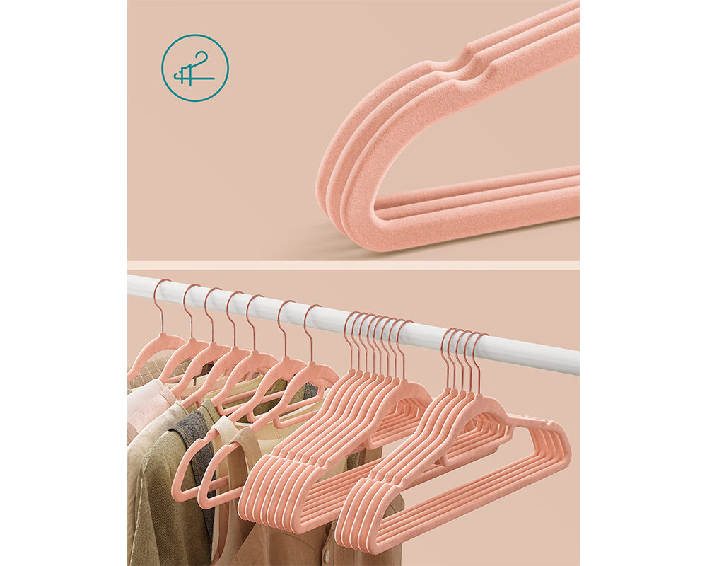 VASAGLE Velvet Hangers – 50 Pack