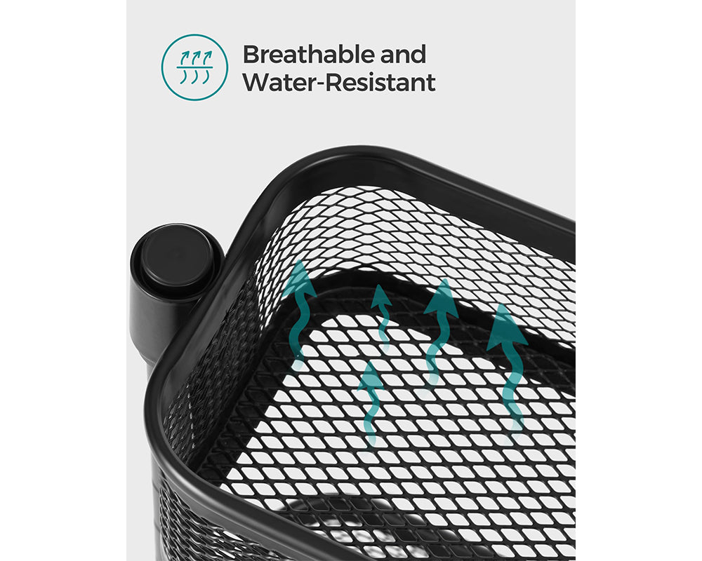 4-Tier Slim Space Saving Steel Trolley