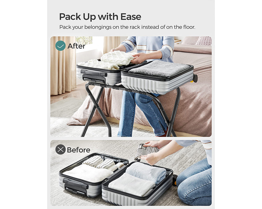 Luggage Rack Suitcase Stand (Set of 2)