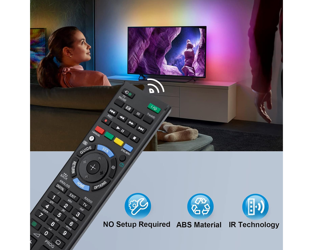 Replacement Sony TV Remote