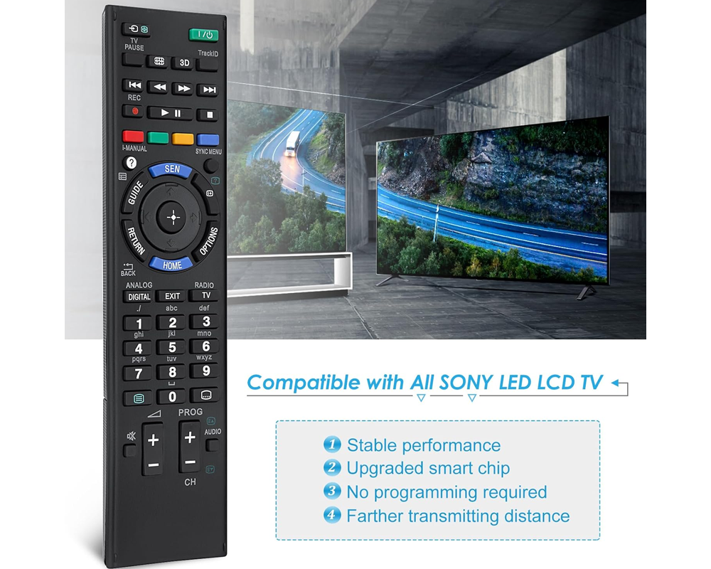 Replacement Sony TV Remote