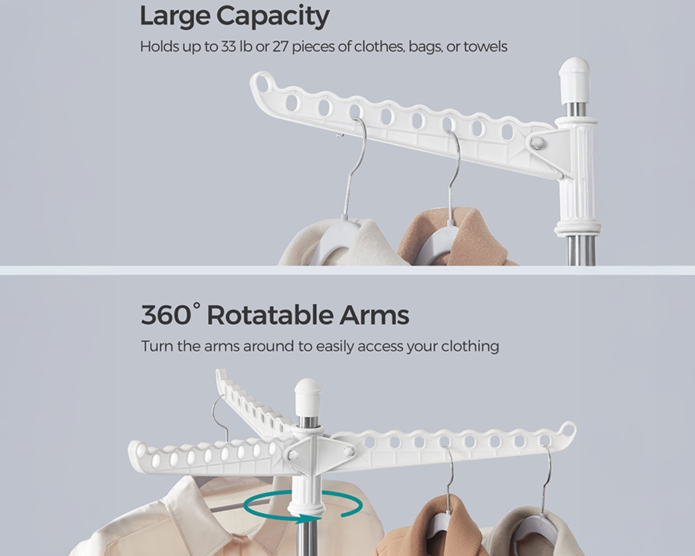 Foldable Laundry Clothes Drying Rack