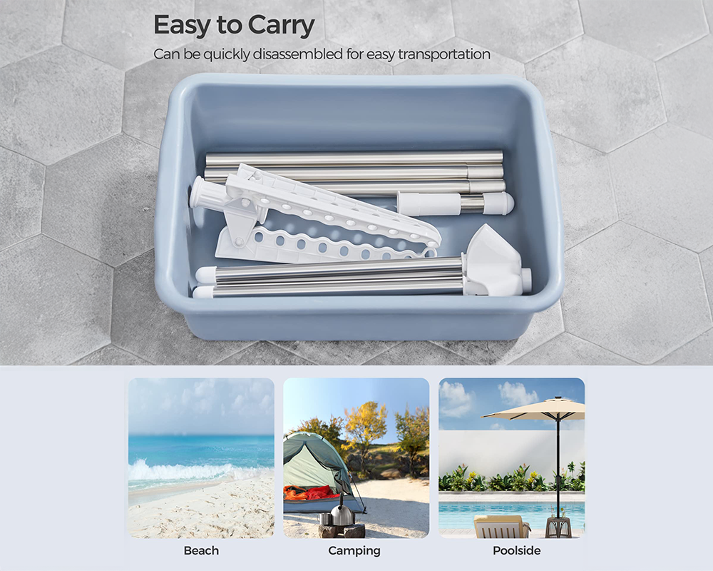 Foldable Laundry Clothes Drying Rack