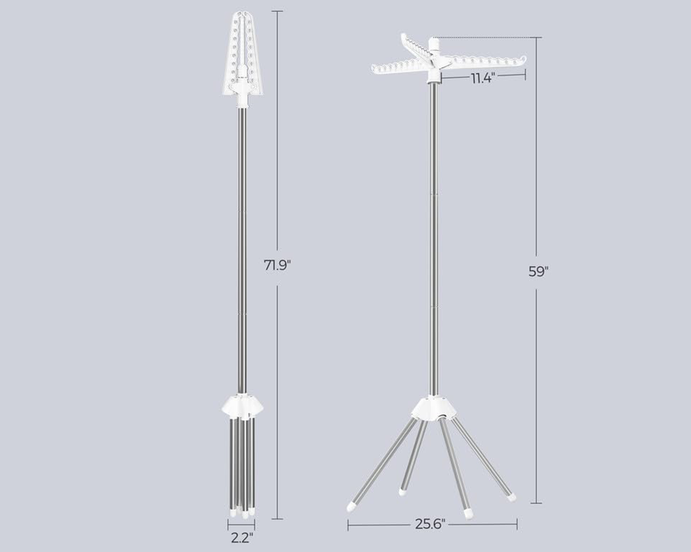 Foldable Laundry Clothes Drying Rack