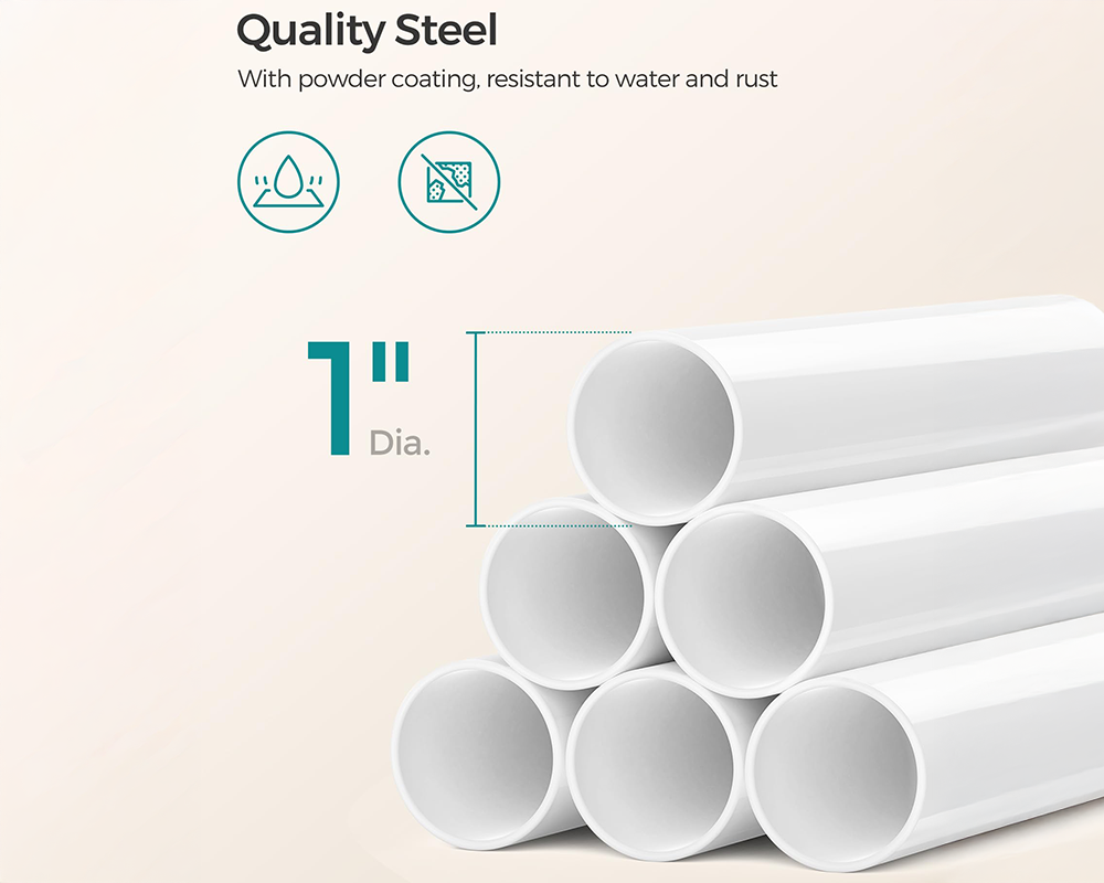 Bathroom Caddy Corner Shelf – 4-Tier Adjustable Shower Organizer