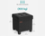 VASAGLE Storage Ottoman – Small Ottoman Foot Rest with Legs