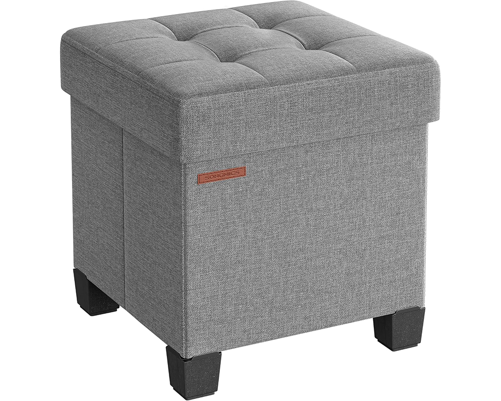 Storage Ottoman - Small Ottoman Foot Rest with Legs