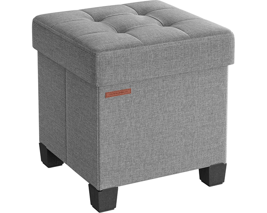 Storage Ottoman - Small Ottoman Foot Rest with Legs