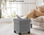 VASAGLE Storage Ottoman – Small Ottoman Foot Rest with Legs