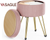 Ottoman Storage Foot Stool Vanity Stool
