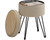 Ottoman Storage Foot Stool Vanity Stool