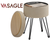 Ottoman Storage Foot Stool Vanity Stool