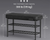 Shoes Rack Organizer Cushion Shoe Bench Seat Entryway Ottoman