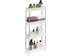 4 Tier Rolling Cart with Wheels Storage Basket Organizer Shelves