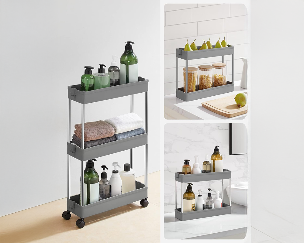 3-Tier Kitchen Storage Rack Storage Trolley